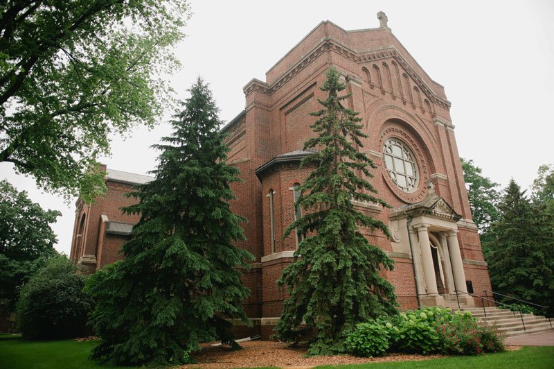 St Thomas church wedding st paul mn
