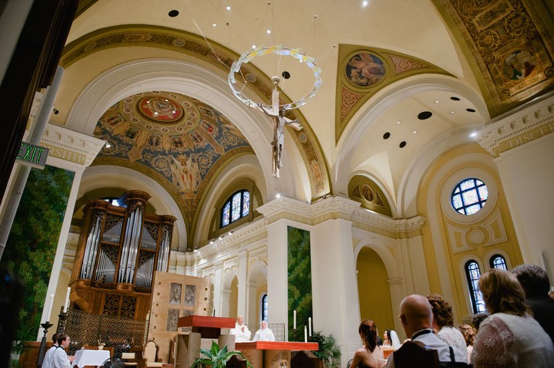 St Thomas church wedding st paul mn