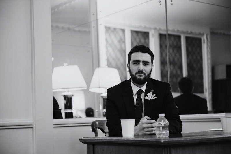 Groom's brother at Temple Israel Wedding Minneapolis MN