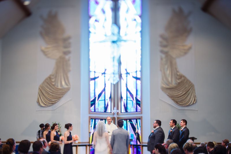 madison wedding ceremony at Church of the living Christ