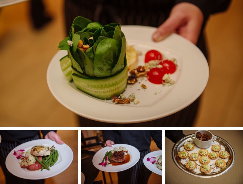 wedding food at overture center wedding madison