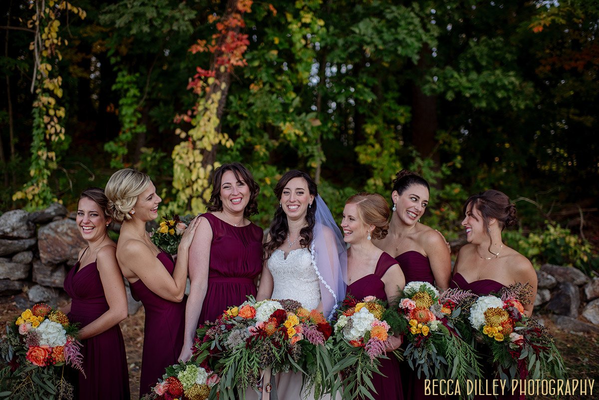 Bridesmaids - destination Sturbridge wedding