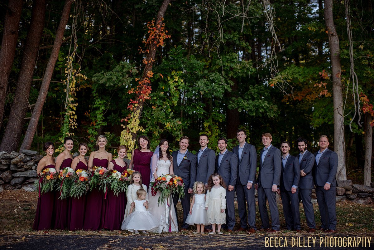 Sturbridge MA wedding at Publik House autumn