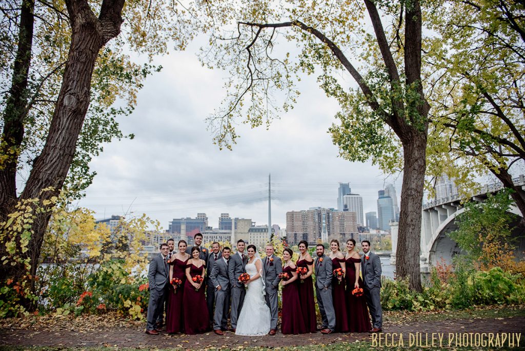 minneapolis event center wedding fall