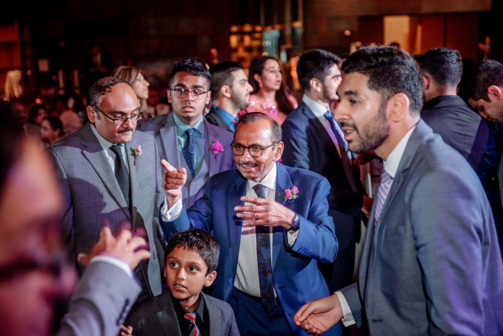 dancing at Muslim Pakistani wedding at McNamara Center in Minneapolis