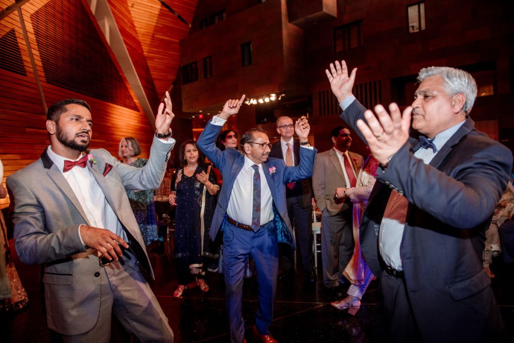grooms father dances with abandon at McNamara wedding